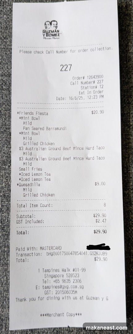 Receipt