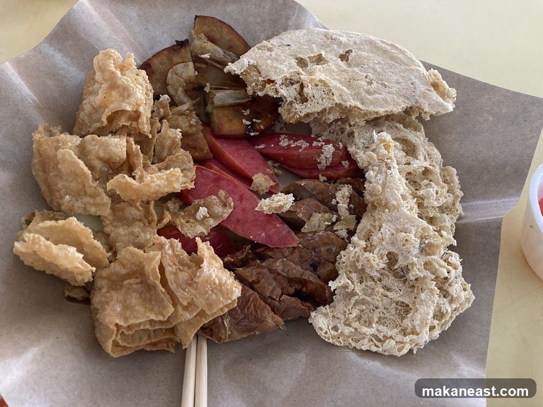 Fried Snacks and Sliced Meat
