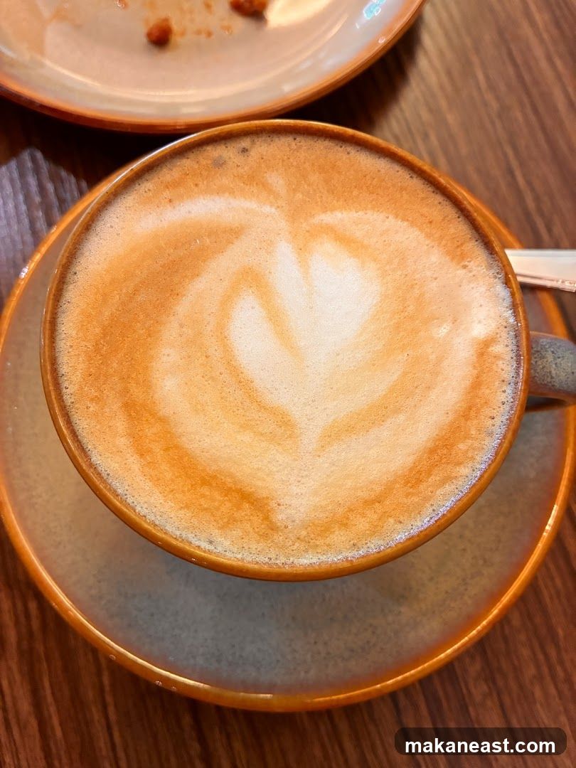 Latte with Heart Art