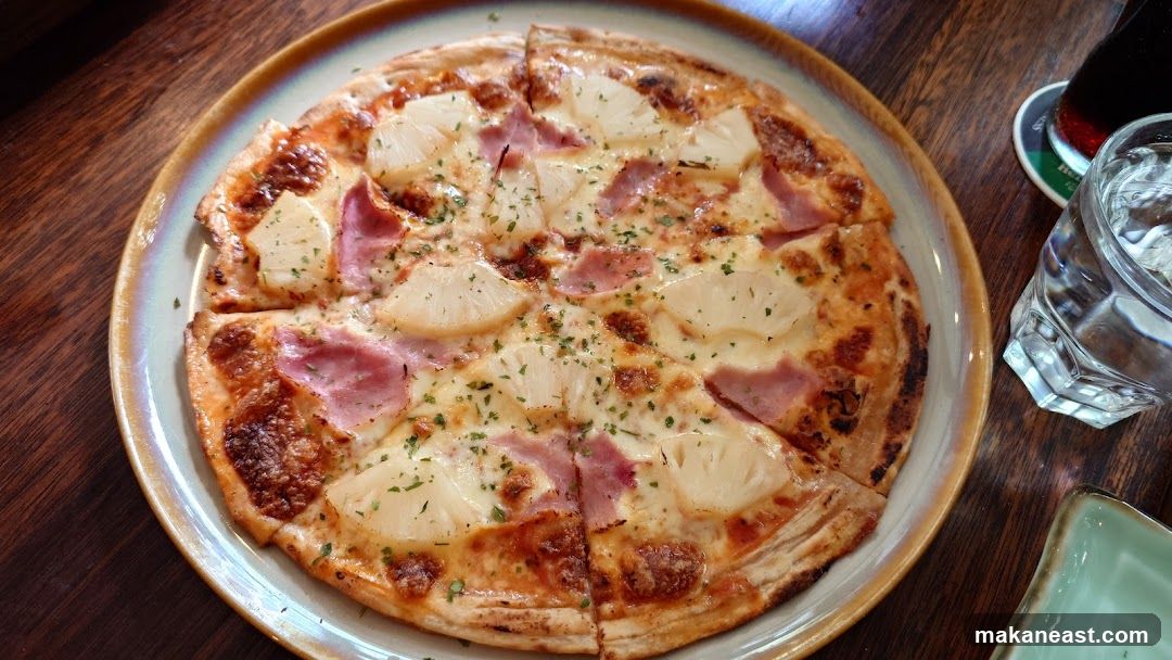 Ham and Pineapple Pizza