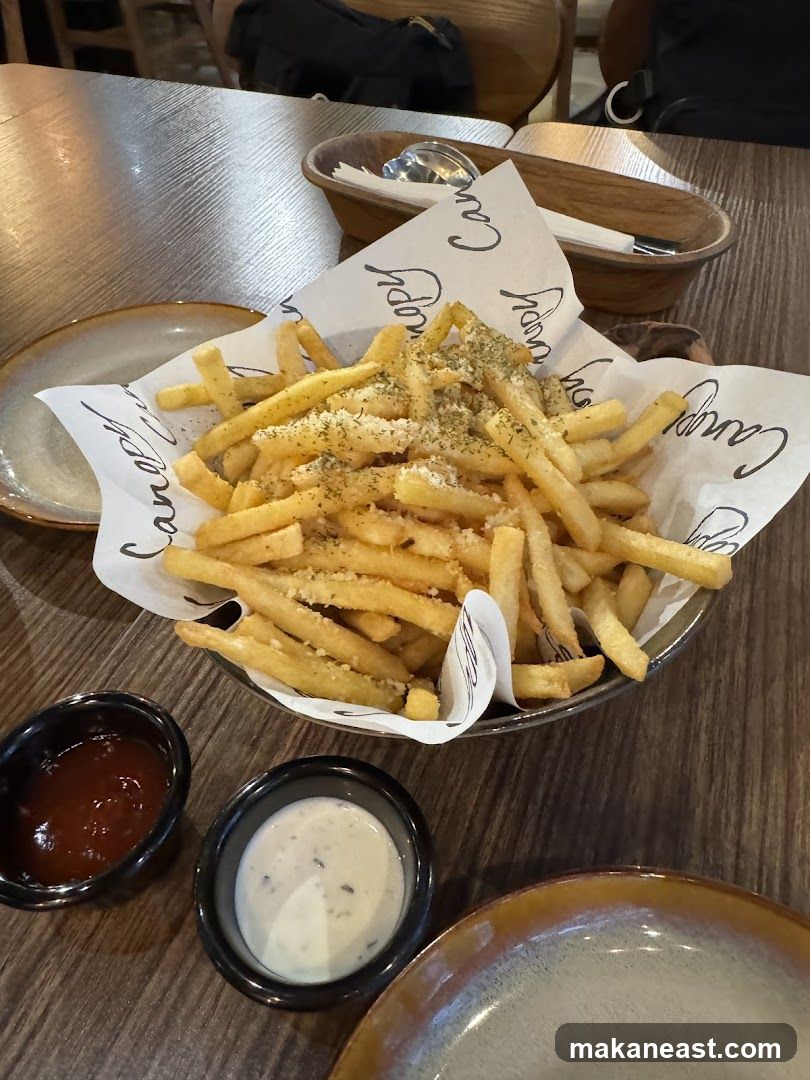 French Fries with Dipping Sauces