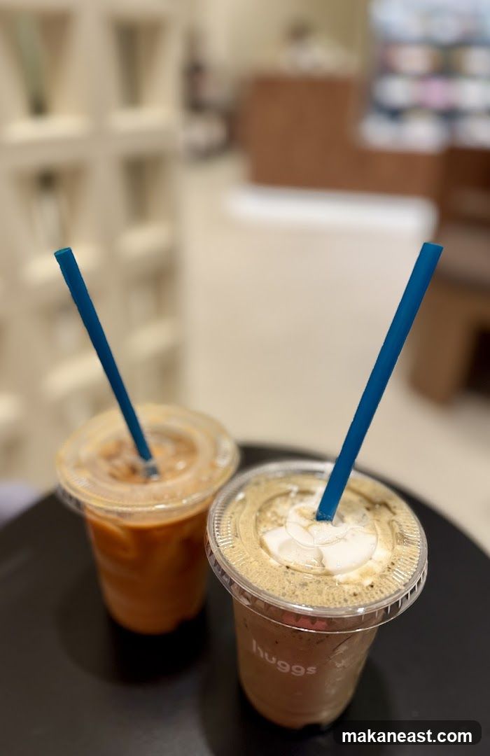 Two Iced Drinks
