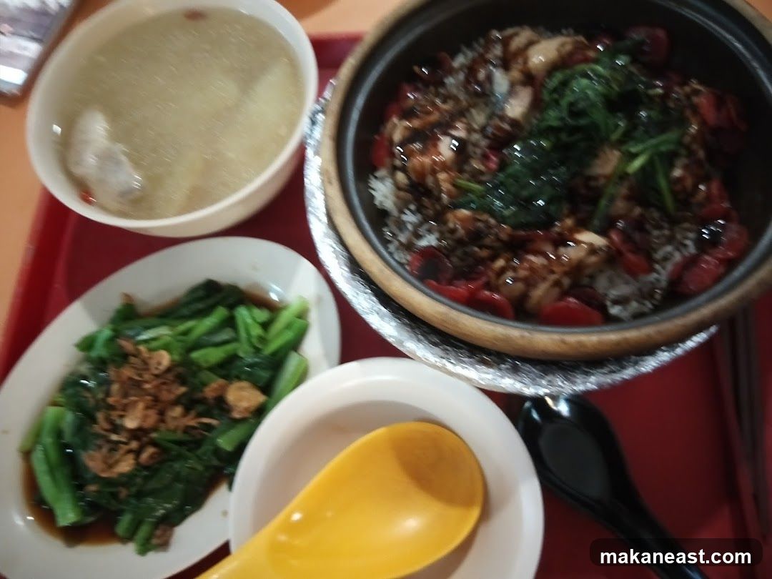 Claypot Rice and Side Dishes