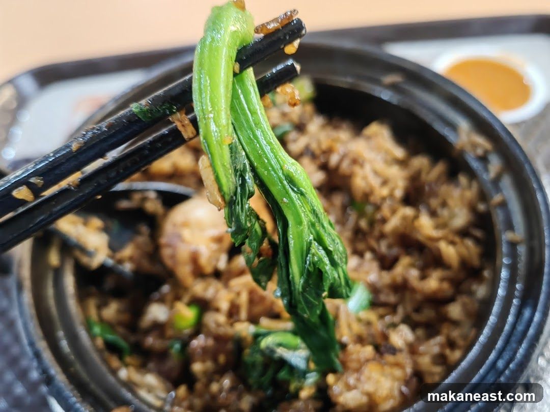 Claypot Rice with Greens