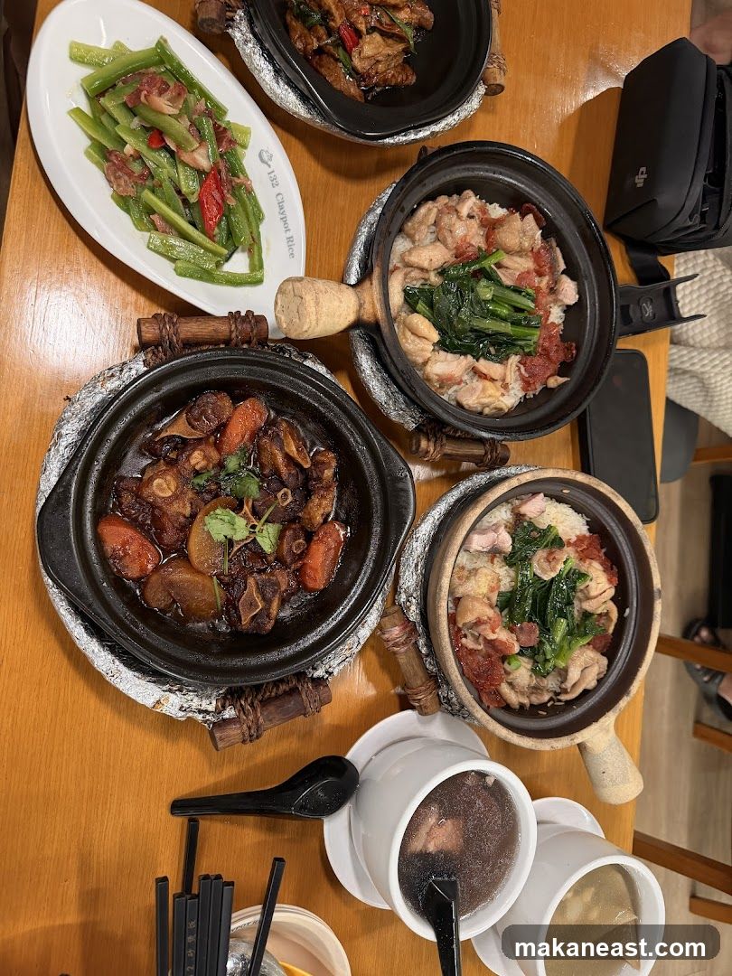 Claypot Rice and Dishes