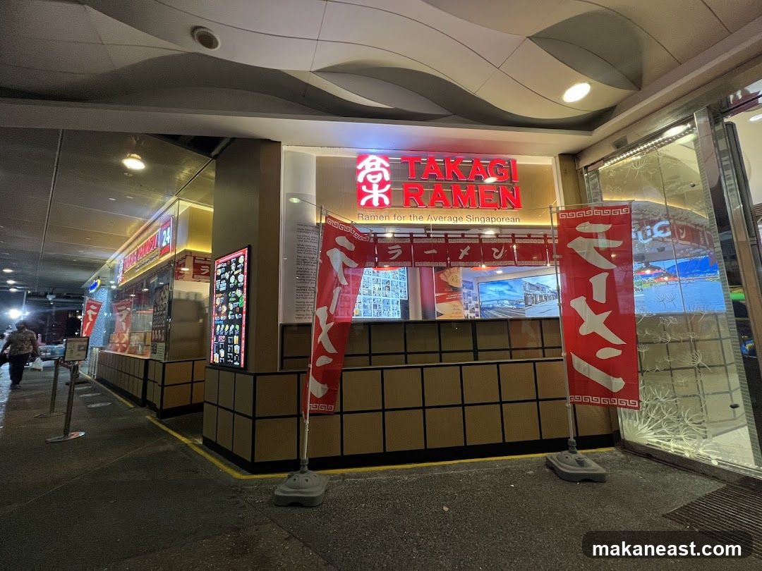 Takagi Ramen @ Eastpoint Mall