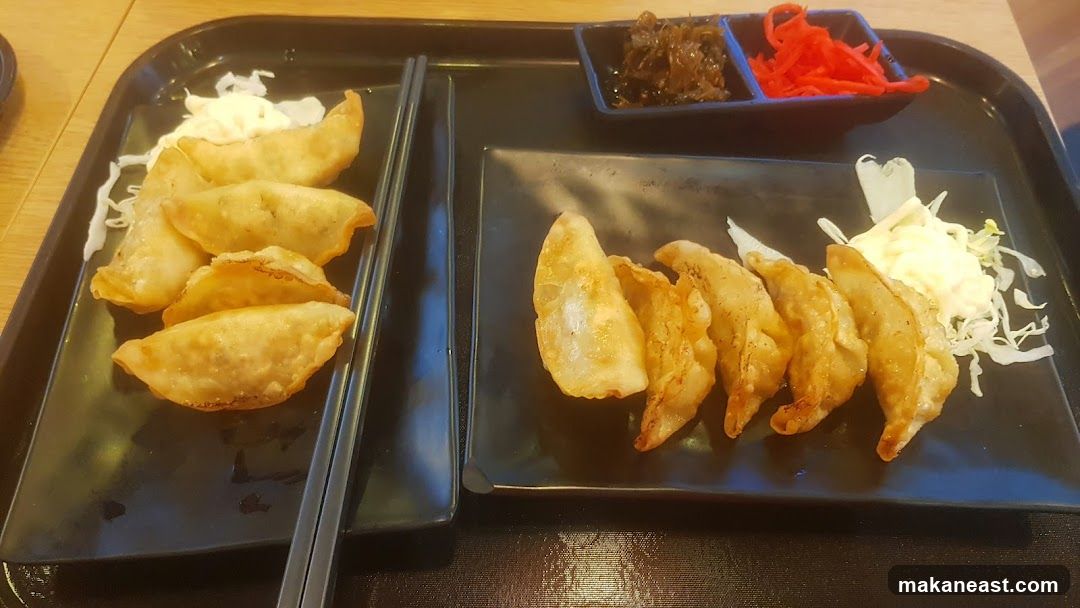 Fried Dumplings with Condiments