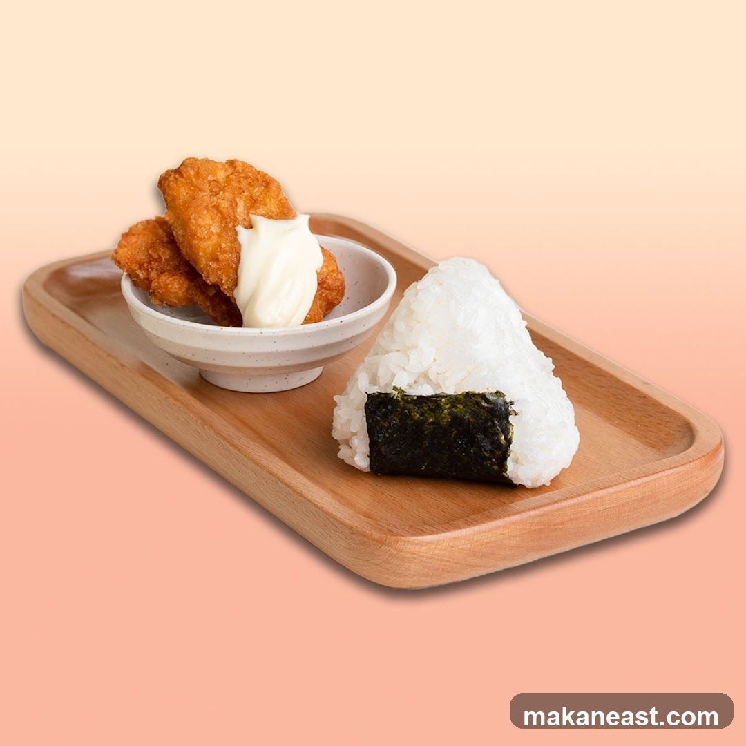 Onigiri and Fried Chicken Bites