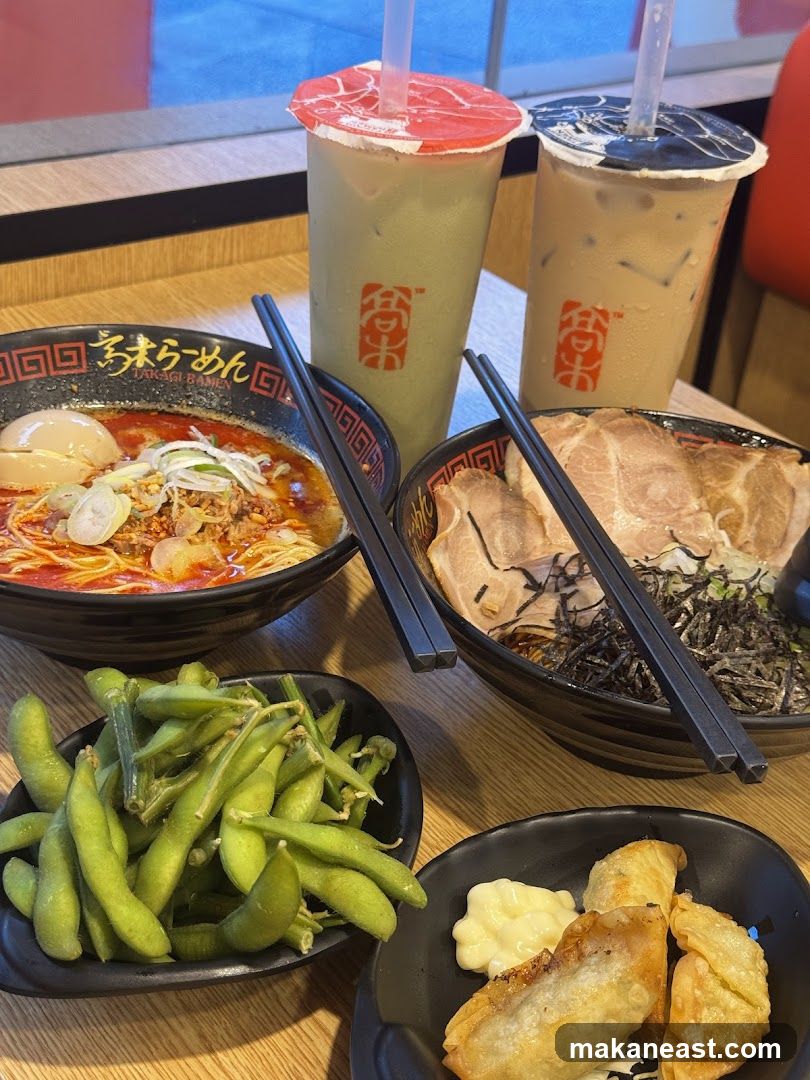 Ramen and Drinks