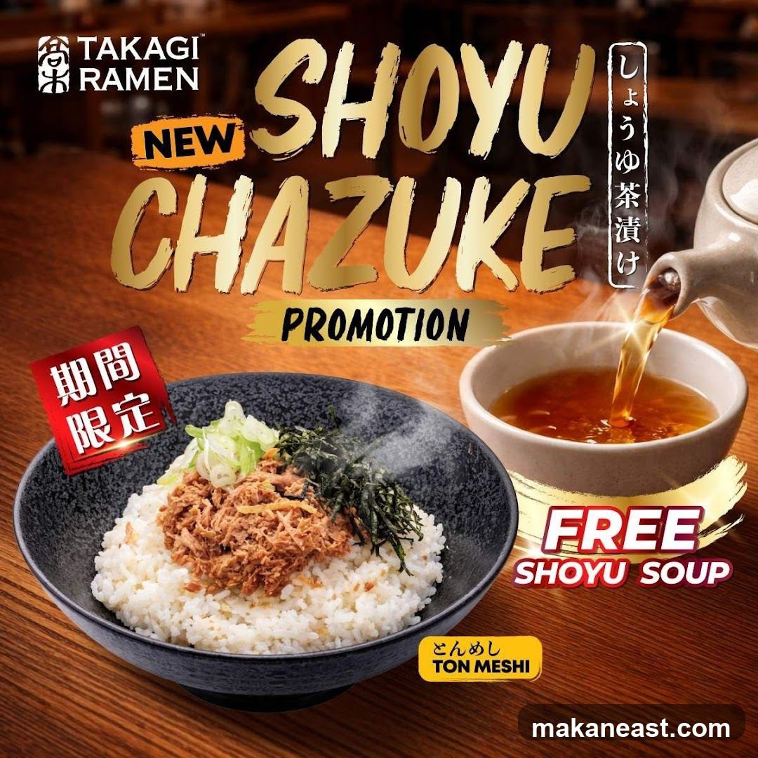 Takagi Ramen Shoyu Chazuke Promotion