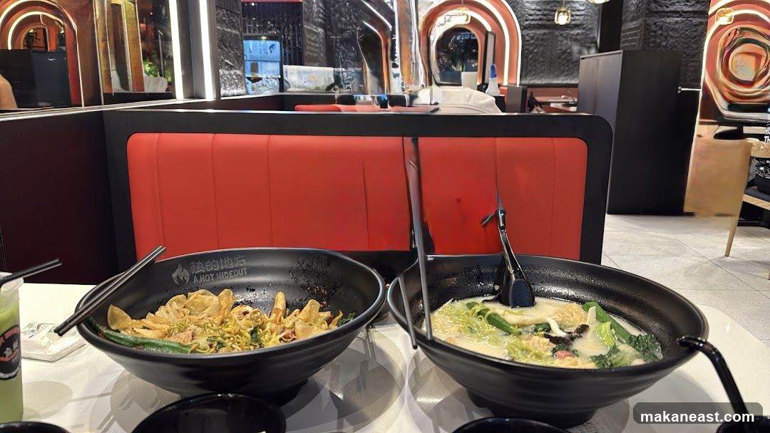 Restaurant Interior with Food
