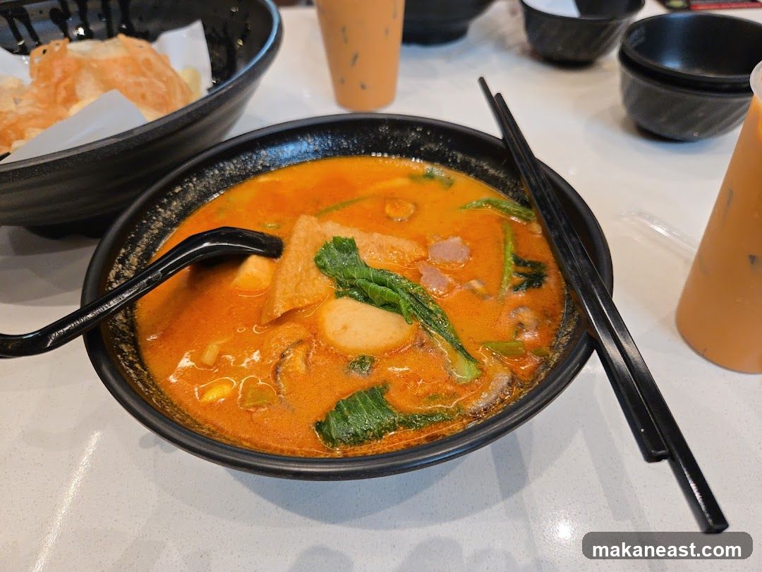 Noodle Soup with Thai Tea