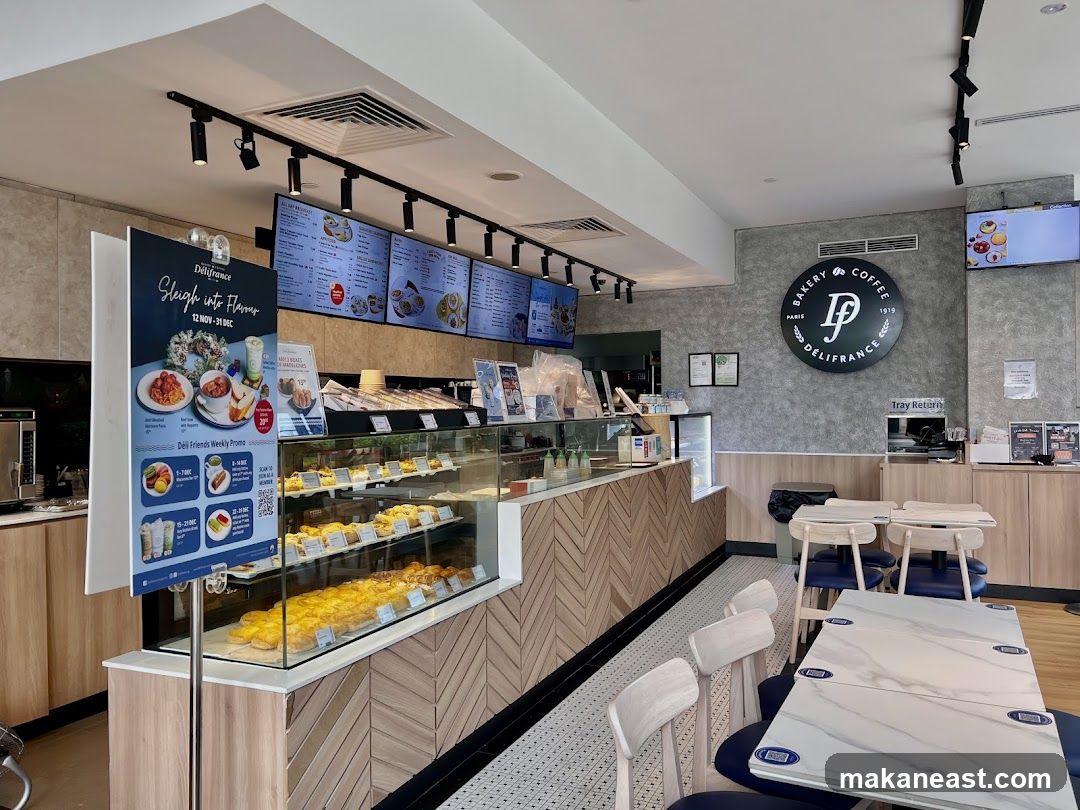 Deli France Bakery and Coffee Shop Interior