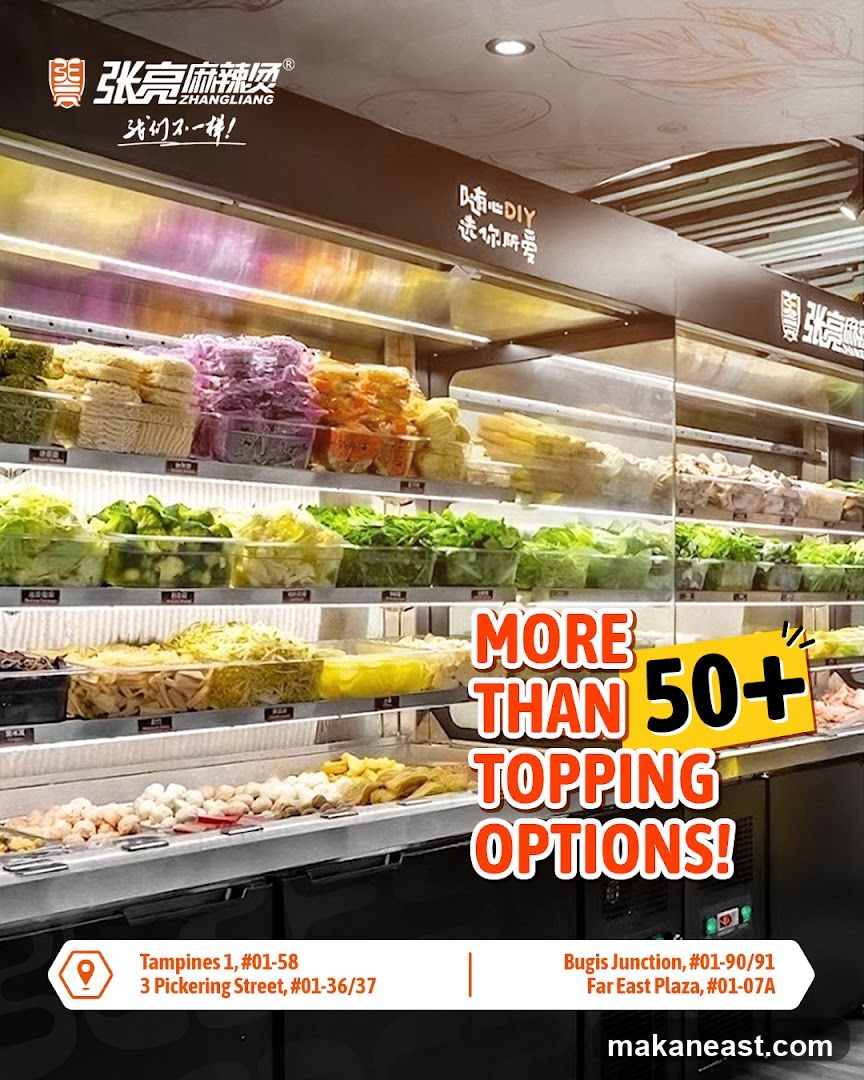 Zhang Liang Mala Tang Topping Options