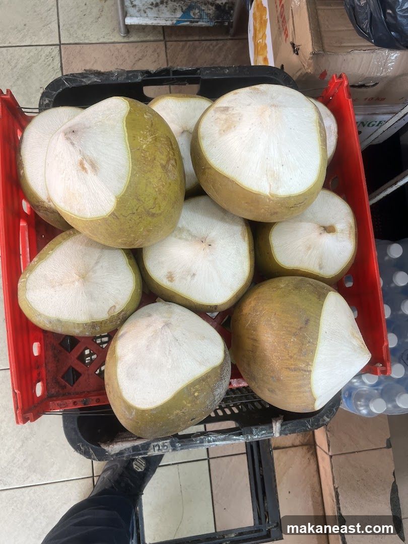 Halved Coconuts