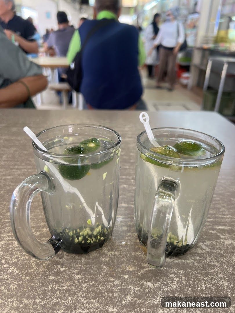 Two Glasses of Lime Drink