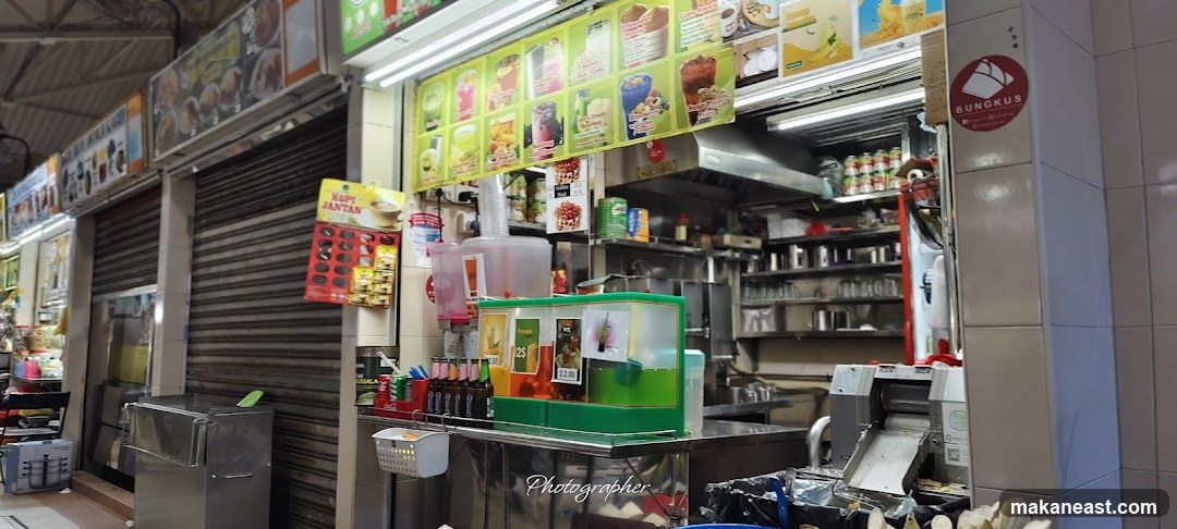 Beverage Stall with Menu