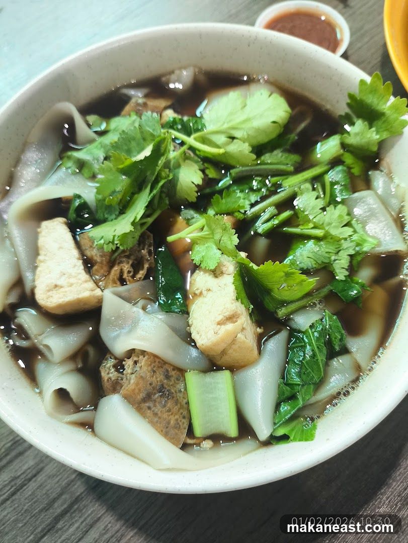 Noodle Soup with Tofu and Greens