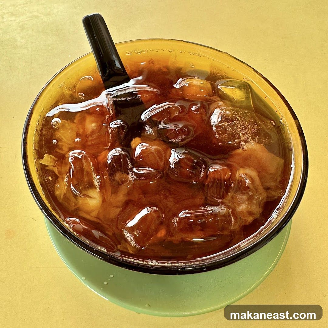 Iced Tea with Ice Cubes