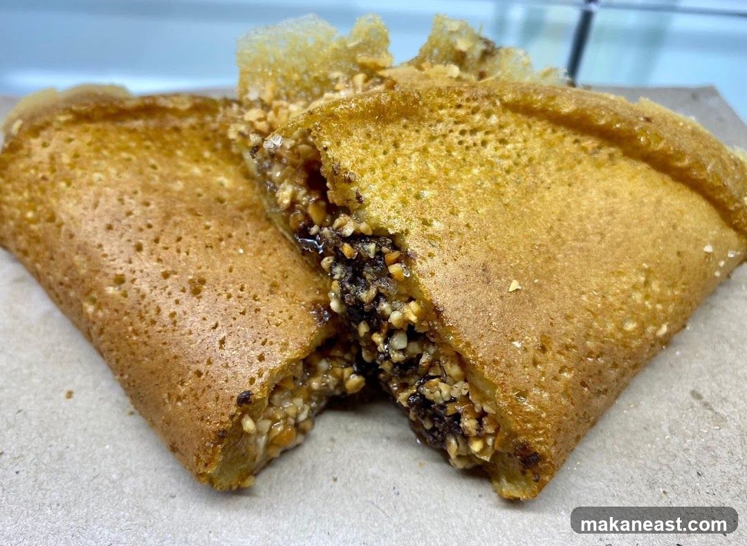 Peanut and Chocolate Pancake