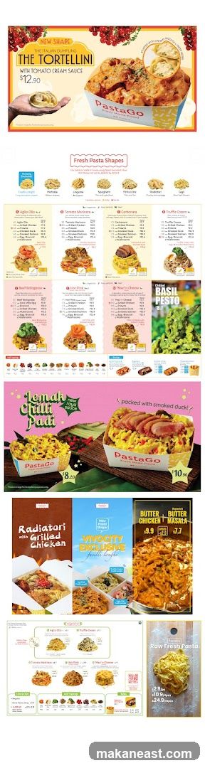 PastaGo Menu and Promotions