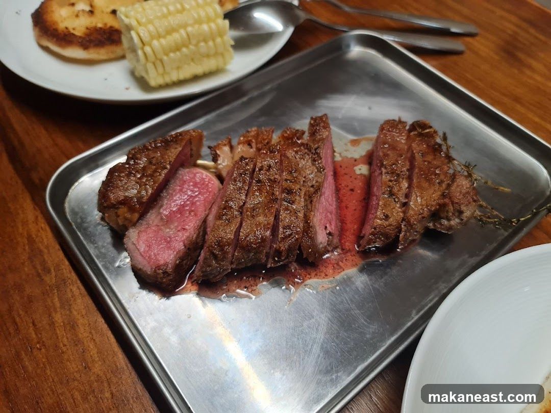 Sliced Steak Dinner
