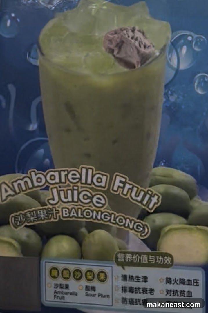 Ambarella Fruit Juice