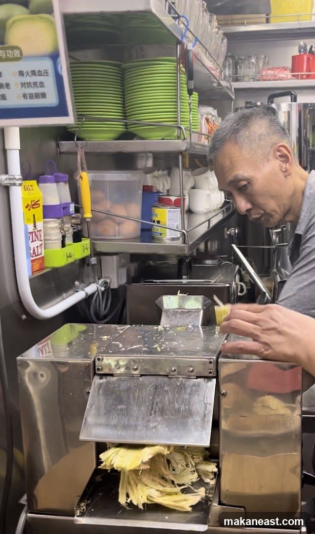 Sugarcane Juice Preparation