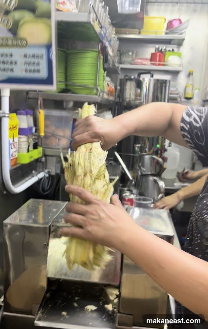 Sugarcane Juice Preparation