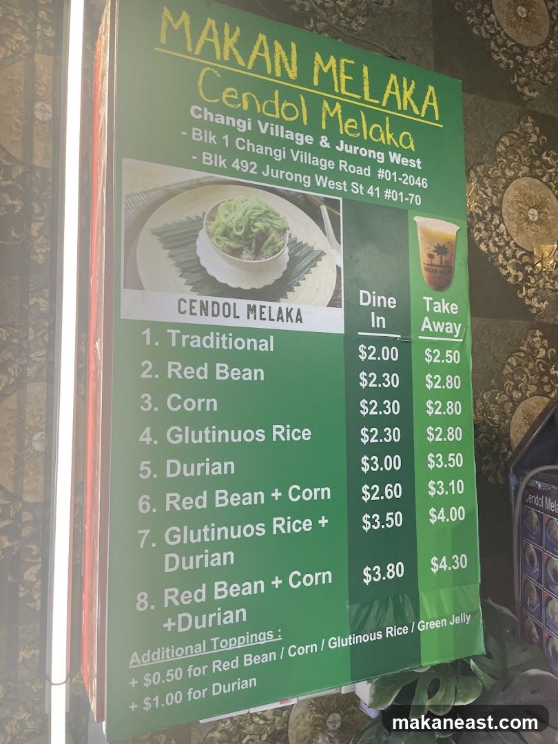 MAKAN MELAKA Cendol Melaka
