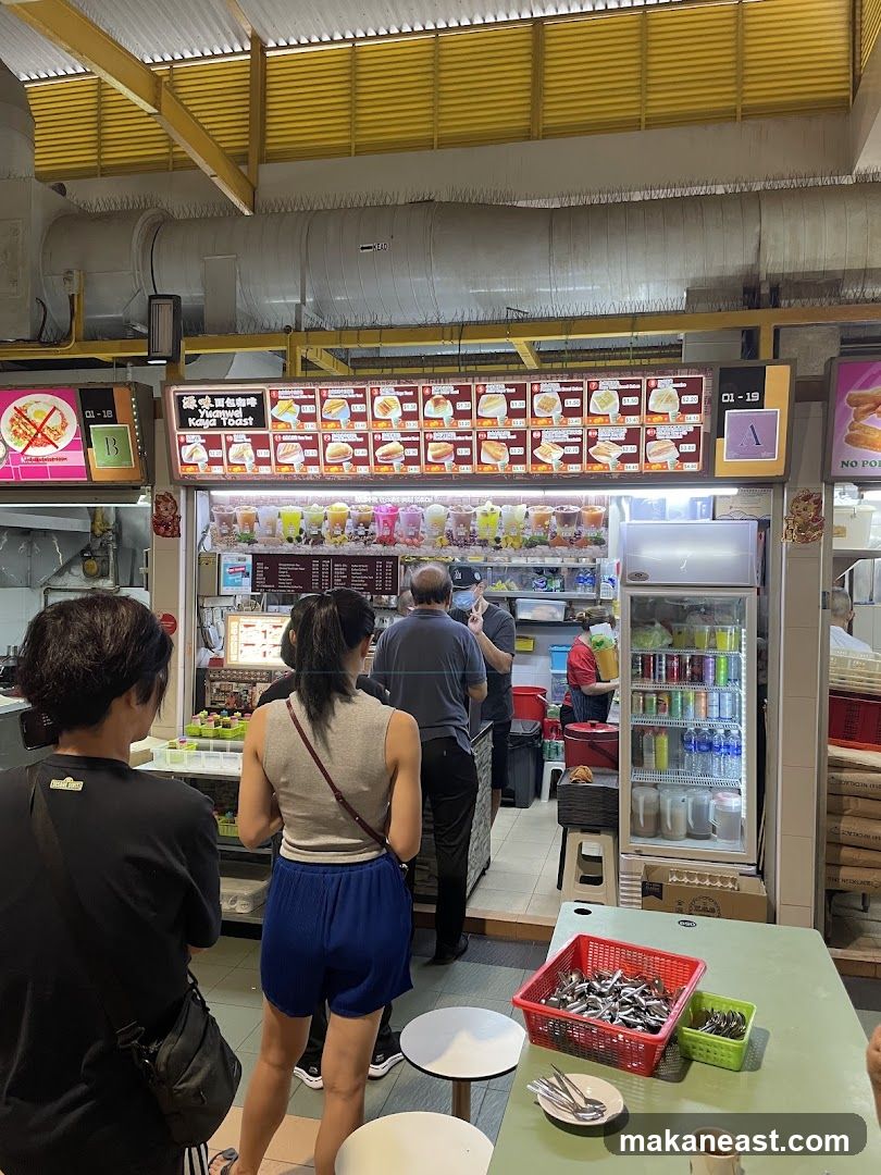 Food Stall with Menu and Drinks