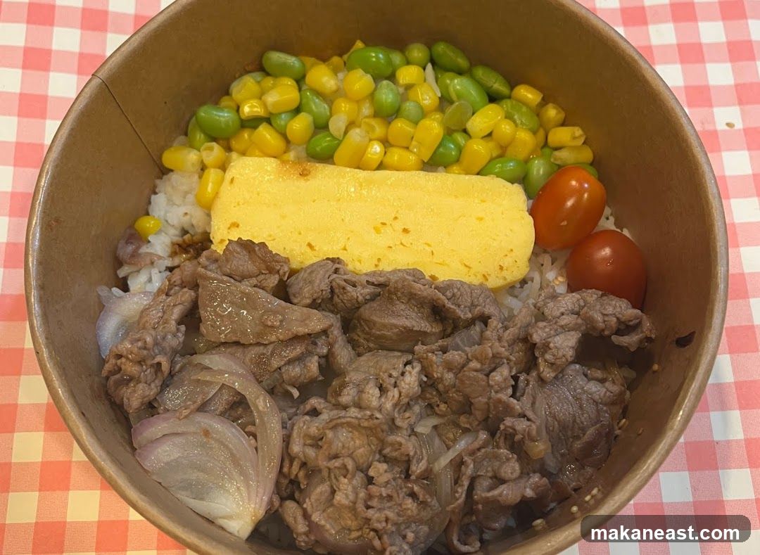 Beef and Corn Rice Bowl
