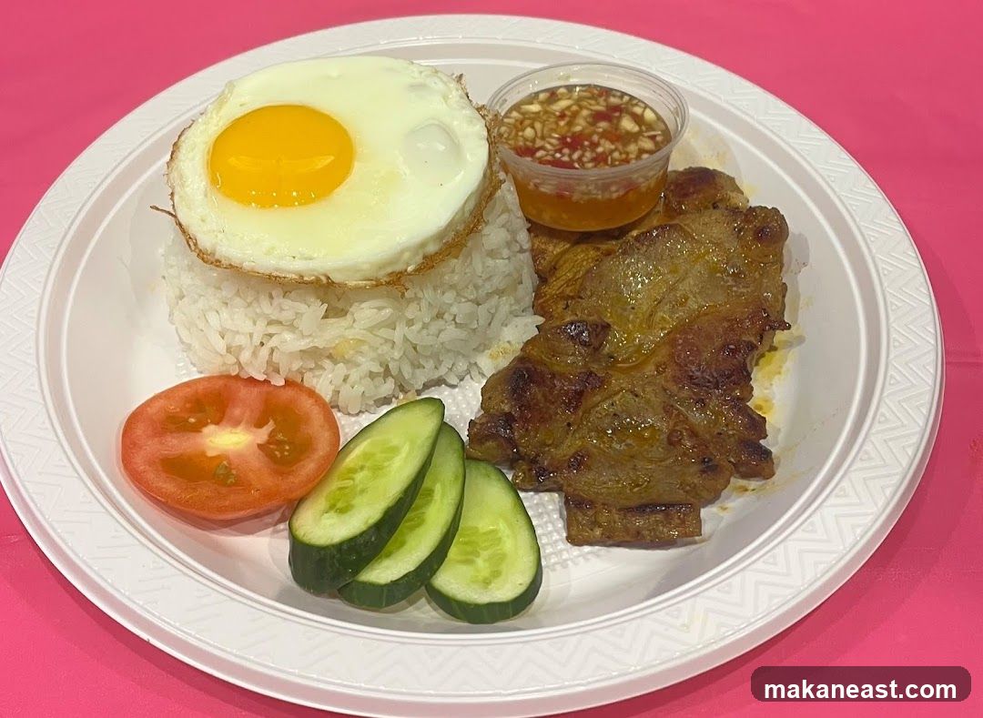 Grilled Pork Chop Plate