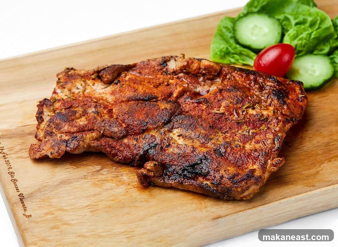 Grilled Pork Steak