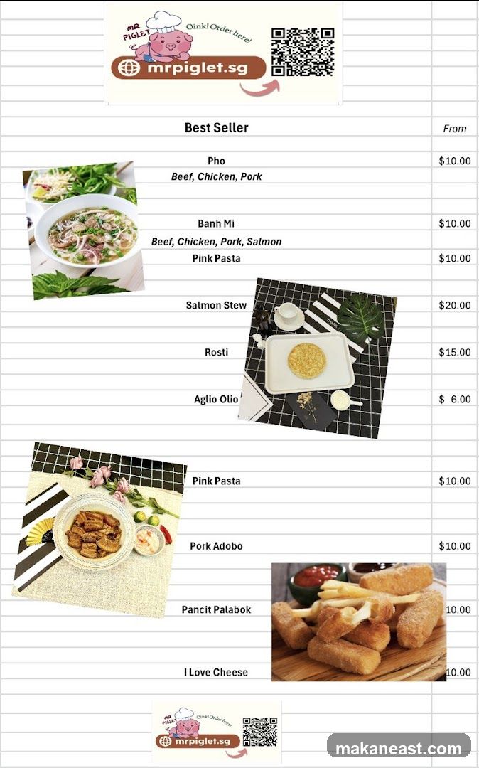 Best Seller Menu