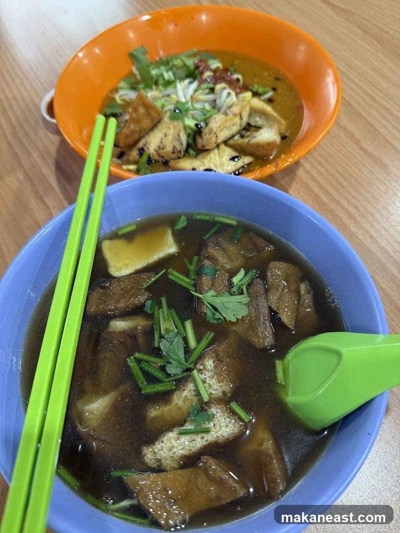Two Bowls of Noodle Soup