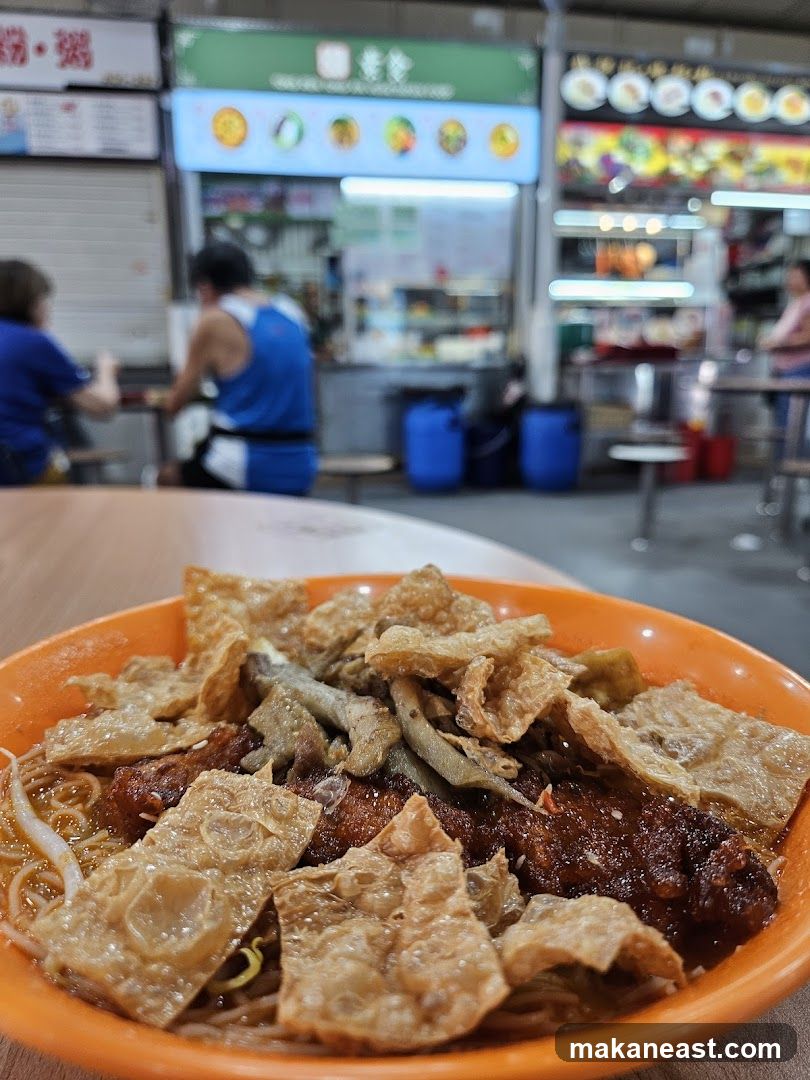 Noodle Dish with Crispy Toppings