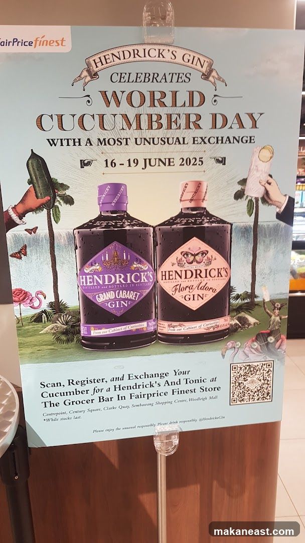 Hendrick's Gin World Cucumber Day Promotion