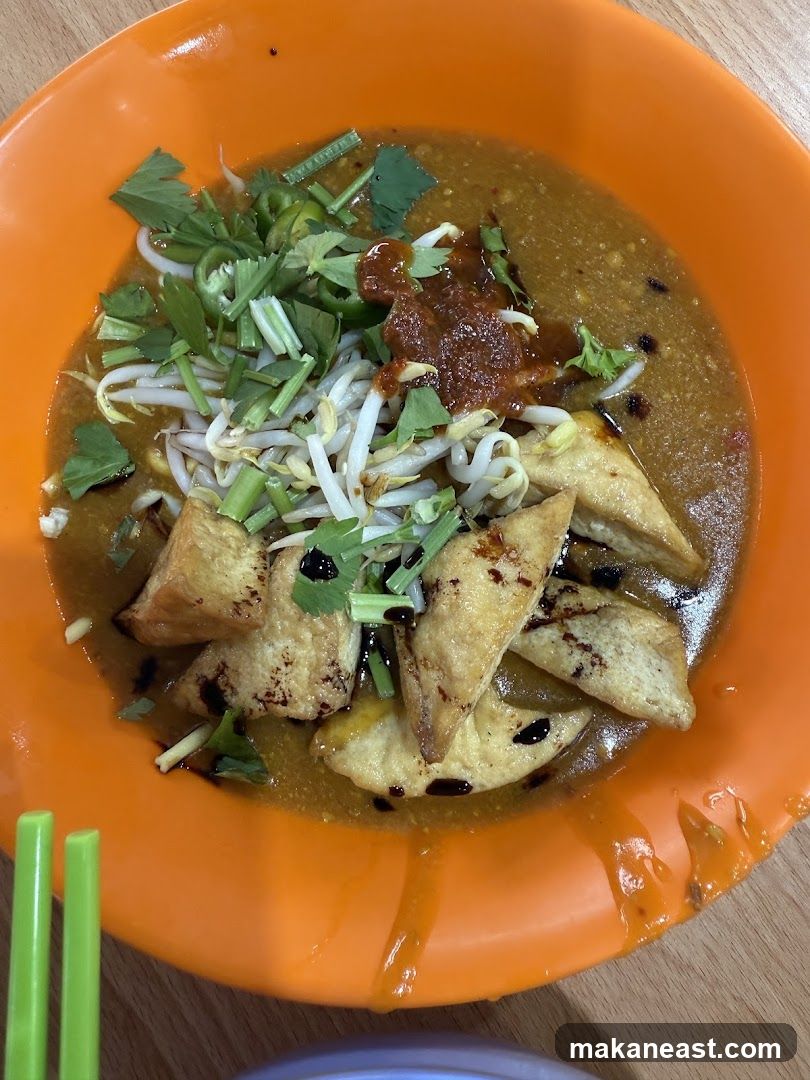 Noodle Dish with Tofu and Bean Sprouts