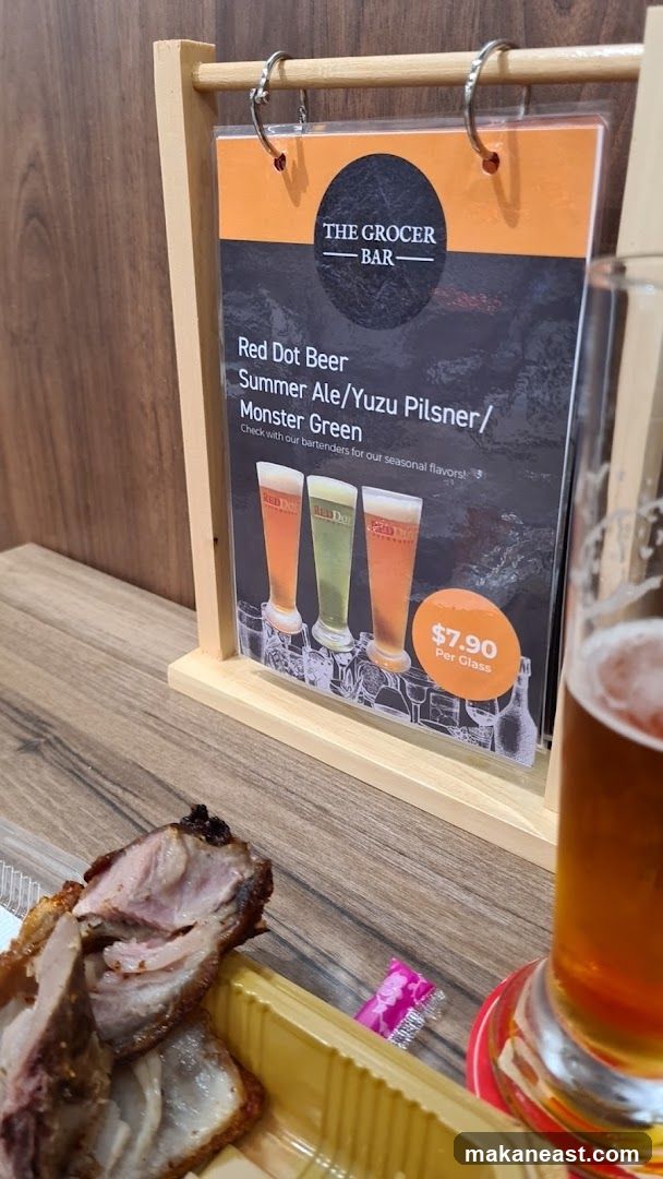 The Grocer Bar Menu