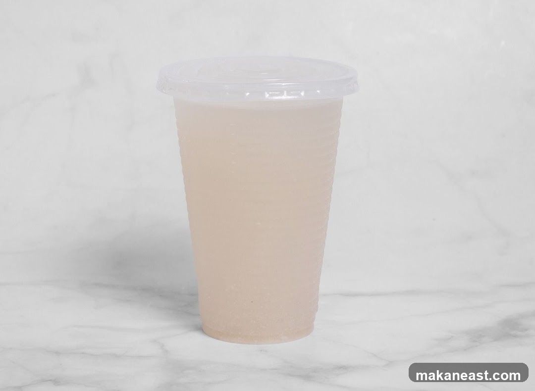 Beverage in a Plastic Cup
