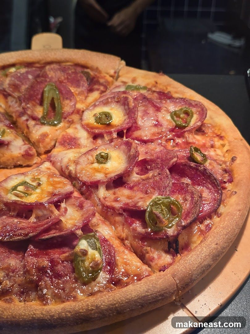 Pepperoni and Jalapeno Pizza