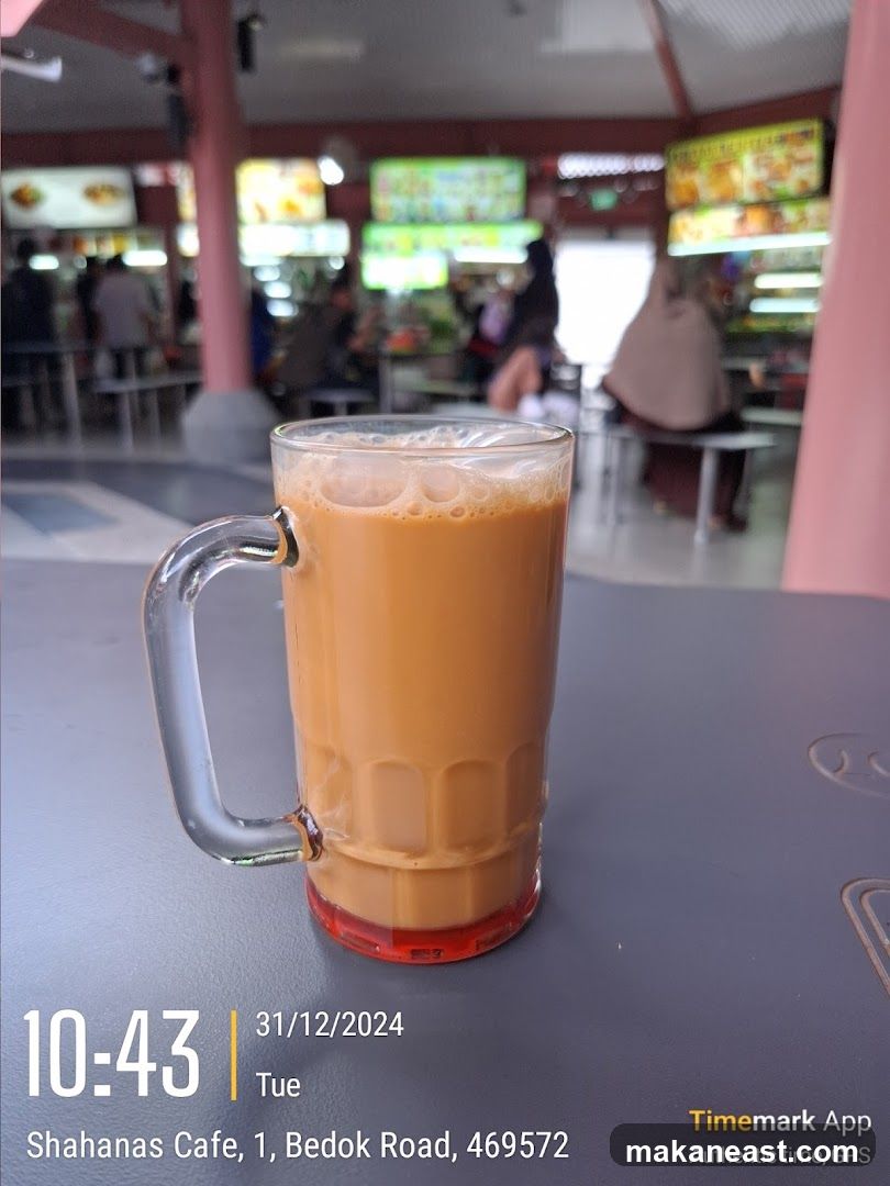 Teh Tarik at Shahanas Cafe