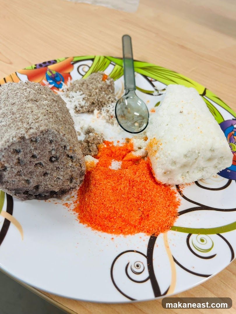 Plate of Food with Spices