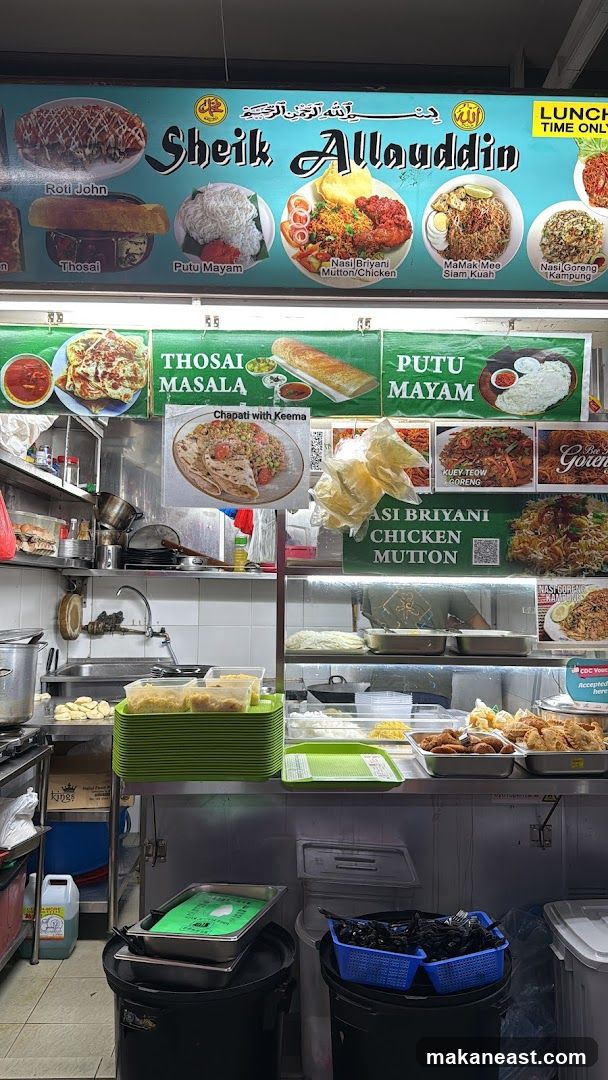 Food Stall Menu