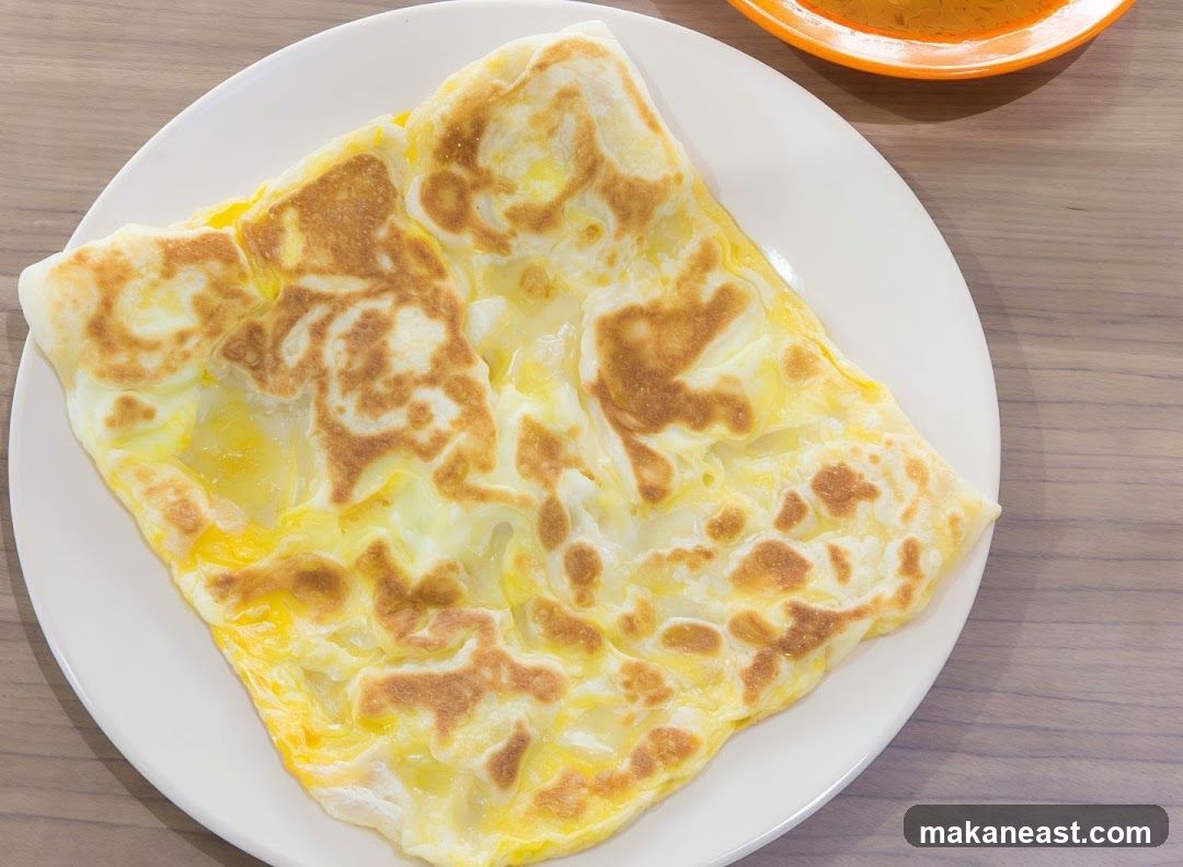 Roti Canai with Egg