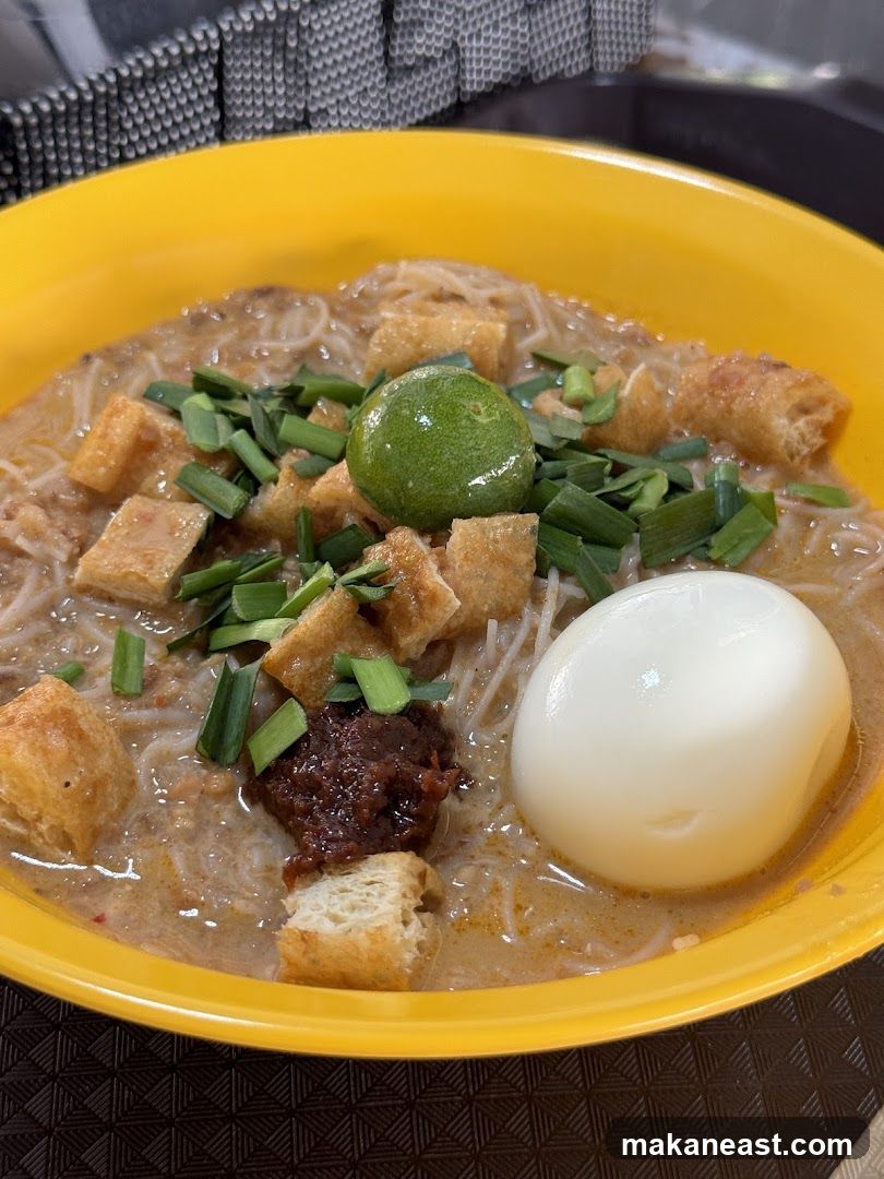 Noodle Soup with Egg and Lime