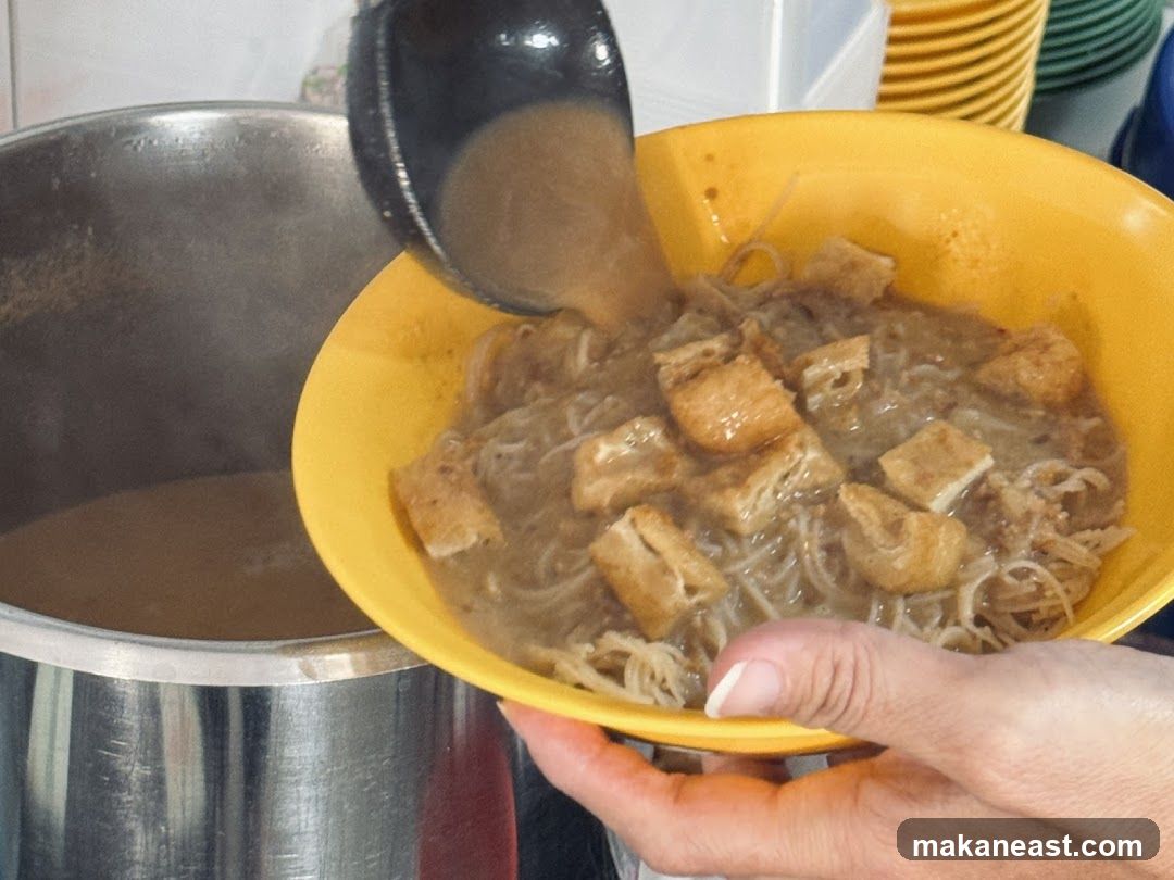 Noodle Soup Preparation