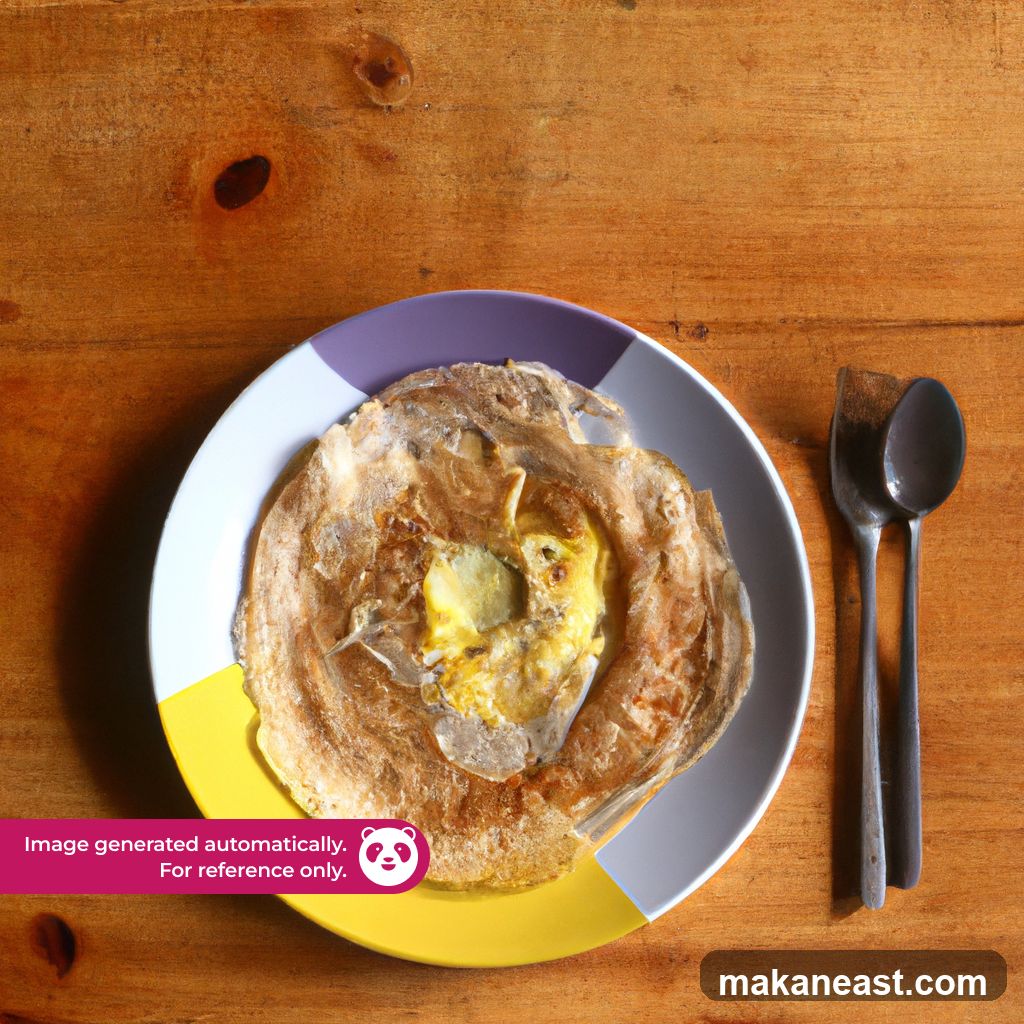 Roti Canai with Egg