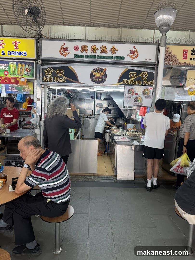 Food Stall with Western Food